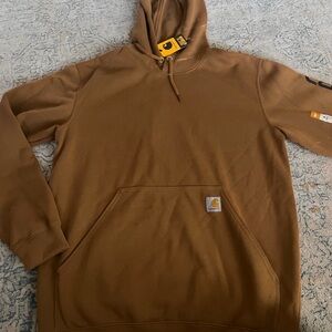Carhartt Tan Hooded Sweatshirt